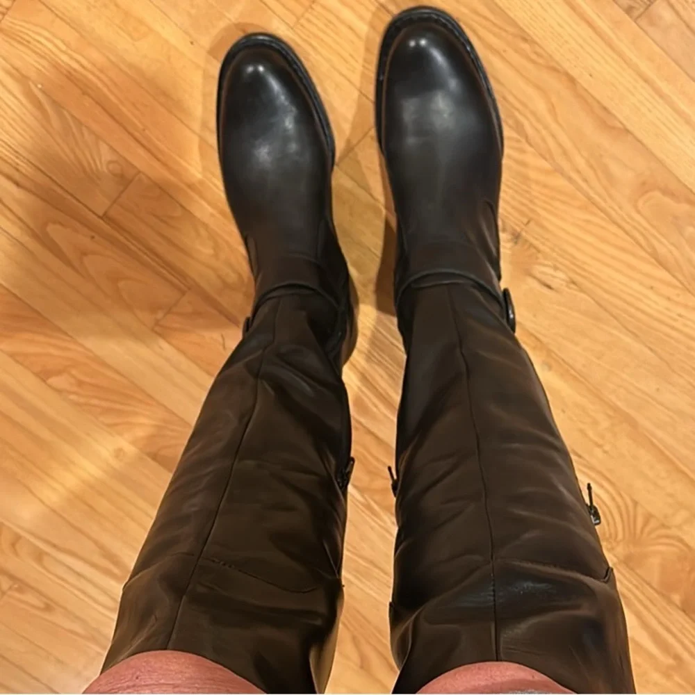 NEW Crown by Born genuine leather over knee boots